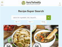 Tablet Screenshot of hurrythefoodup.com